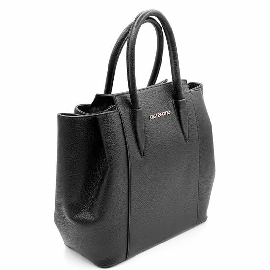 Сумка Di Gregorio черная кожаная - фото 2, 