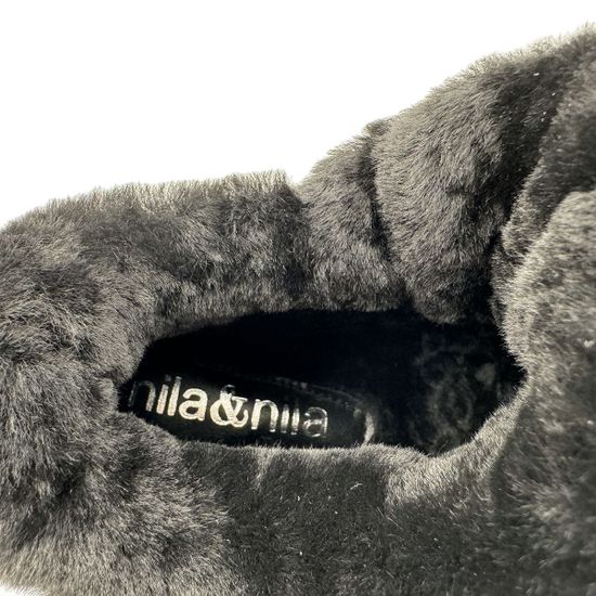 Кроссовки NILA&amp;NILA золотого цвета кожаные на меху - фото 7, NO6465M NIL ORO