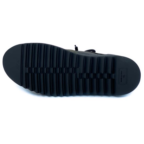 Кеды Giampieronicola черно-зеленые кожаные Байка - фото 4, 