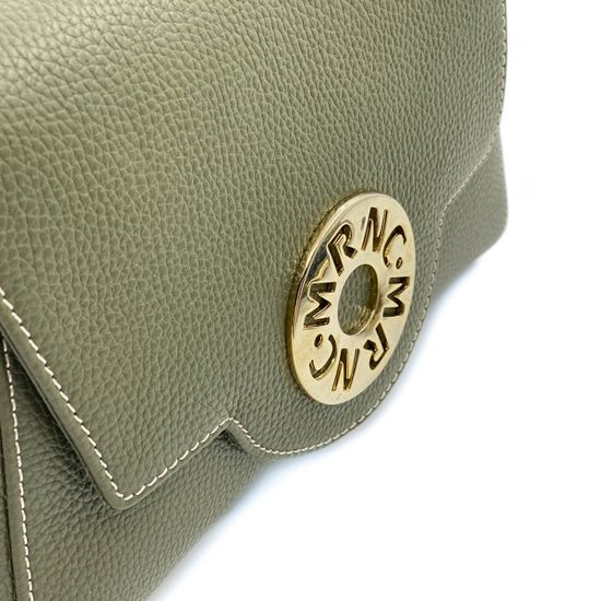 Сумка Marina Creazioni зеленая кожаная - фото 4, 