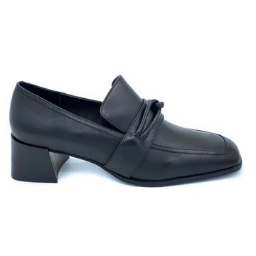 Туфли Jeannot черные кожаные - фото 1, HJ551A JN