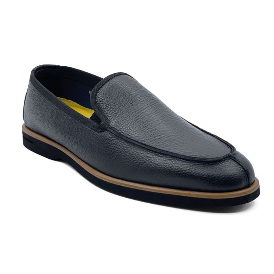 Слипоны GiamPieroNicola черные кожаные - фото 2, H40282A GPN