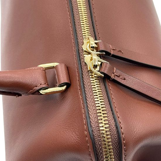 Сумка Loristella коричневая кожаная - фото 4, 3195 LS COGNAC