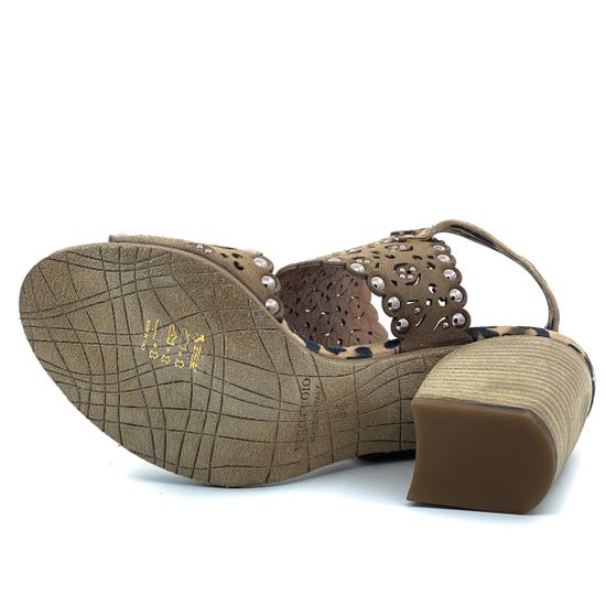 Босоножки Mimmu замшевые бежевые - фото 4, FK5675 MIM