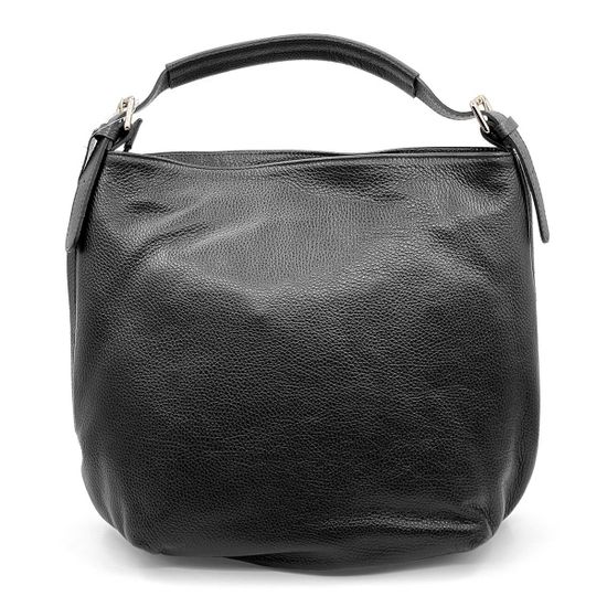 Сумка Di Gregorio черно-коричневая наплак - фото 2, 