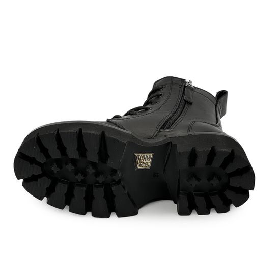 Ботинки NILA&NILA черные кожаные демисезонные - фото 4, NO6474 NIL NERO