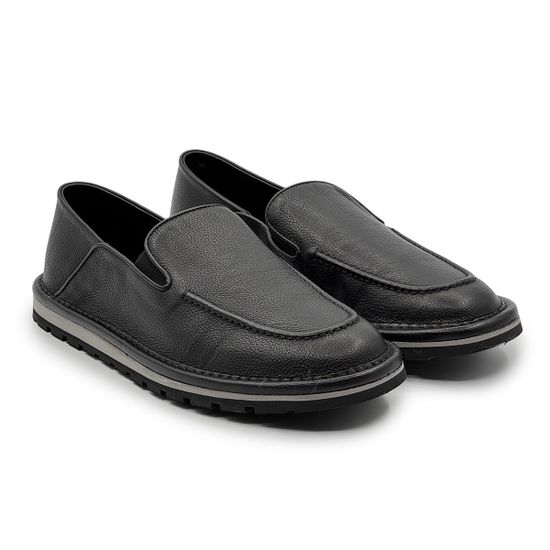 Слипоны GIAMPIERONICOLA черные кожаные - фото 8, 45402A GPN