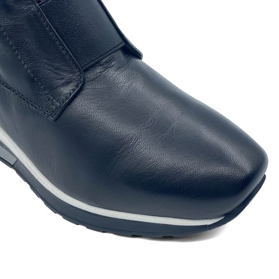 Ботинки Donna Soft черные кожаные на меху - фото 6, 