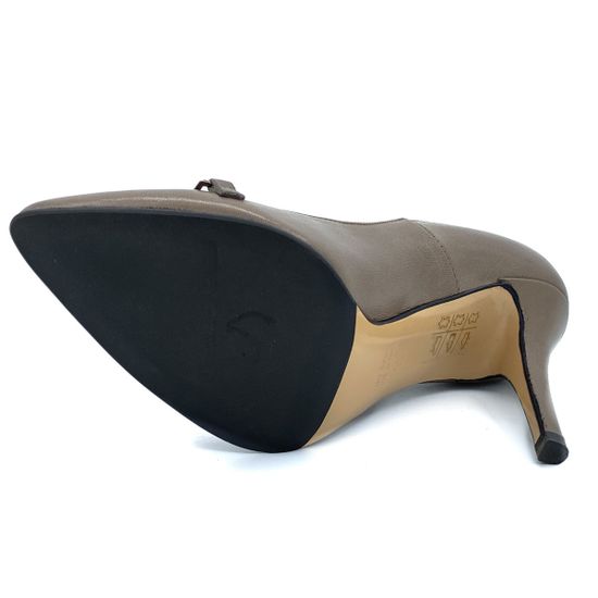 Туфли Isabelle бежевые кожаные - фото 4, A323РАЗНОТОН ISAB