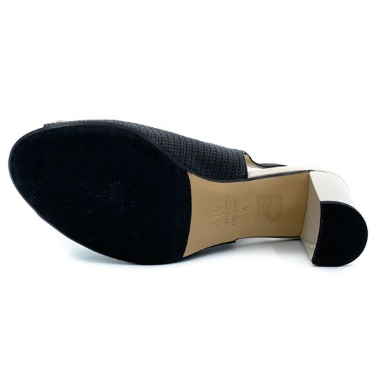 Босоножки Ilasio Renzoni черно-белые - фото 4, 