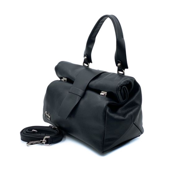 Сумка Renato Angi черная кожаная - фото 4, 