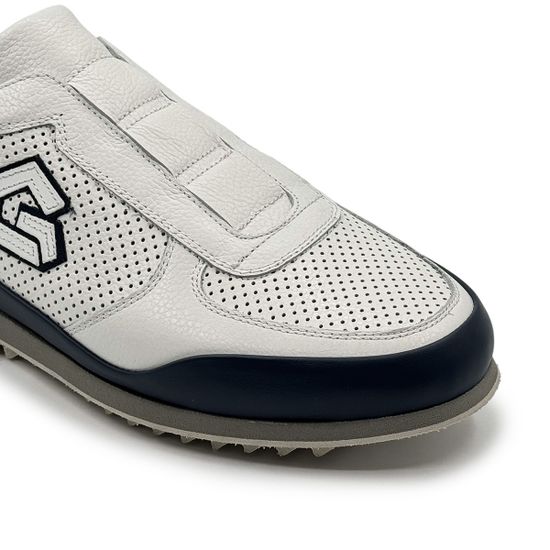 Кроссовки GIAMPIERONICOLA белые кожаные перфорированные - фото 6, 45504A GPN BIANCO