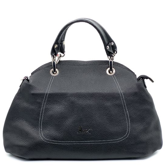 Сумка Marina Creazioni черная кожаная - фото 1, 