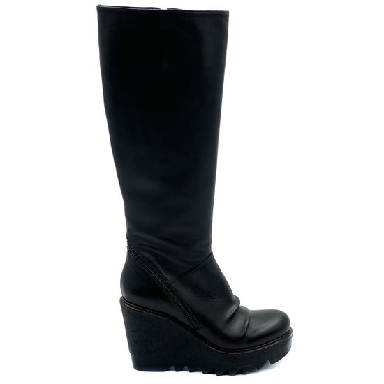 Сапоги Fru.it черные кожа байка - фото 1, 1749BM FR NERO