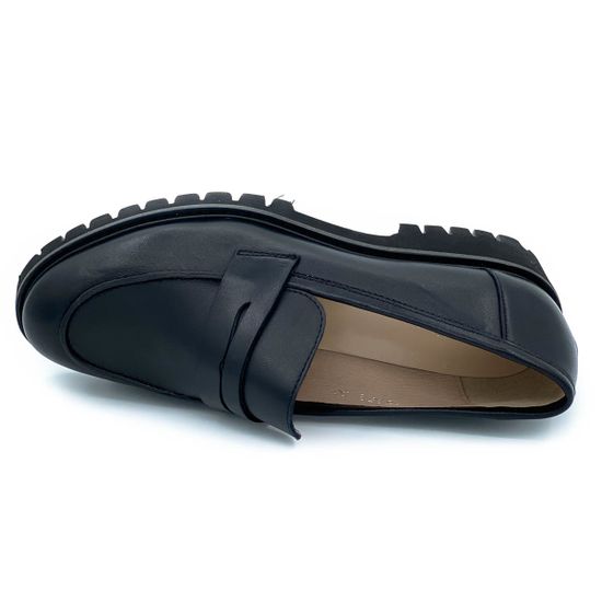 Лоферы Cover черные кожаные - фото 5, 