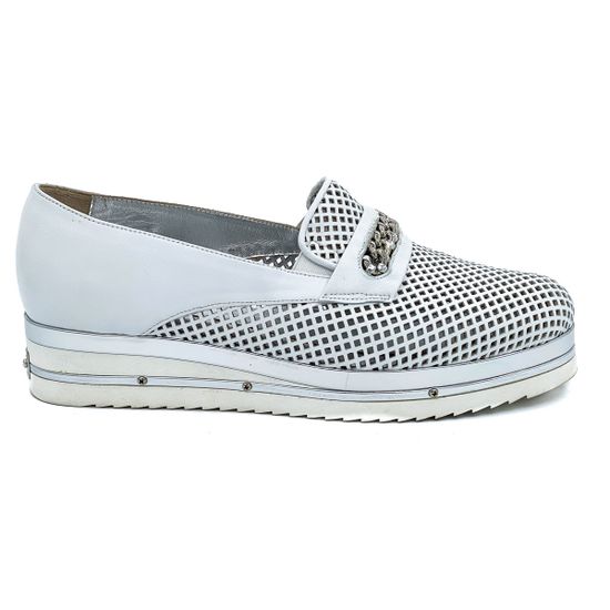 Слипоны Mara белые - фото 1, 