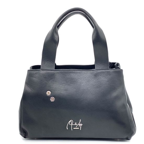 Сумка Renato Angi черная кожаная - фото 1, 