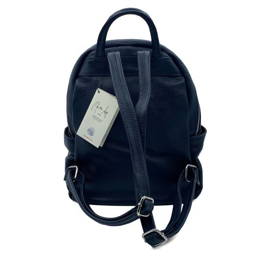 Рюкзак Renato Angi синий кожаный - фото 3, 