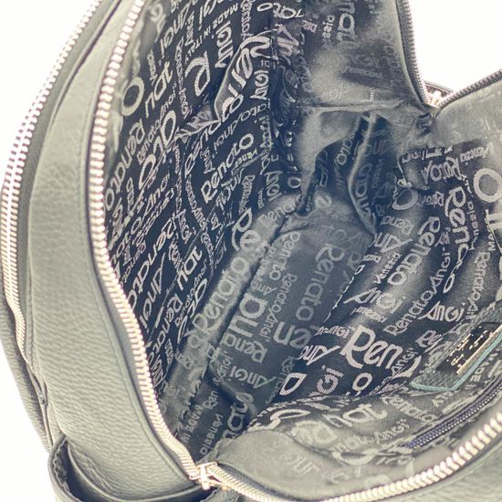 Рюкзак Renato Angi черный кожаный - фото 6, 