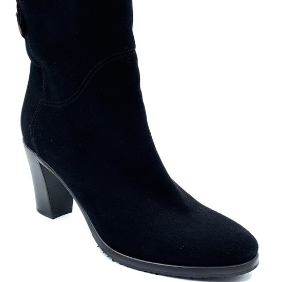 Сапоги Le Pepe черные замшевые демисезонные - фото 7, A252750 PEP