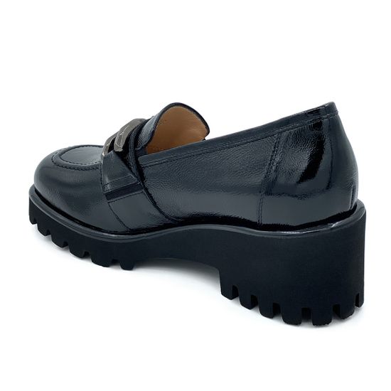 Лоферы Kelton черные из лакированной кожи - фото 3, AH1304 KEL