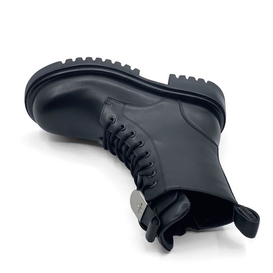 Ботинки Tuffoni черные кожаные на байке - фото 5, 1023070LB TUF