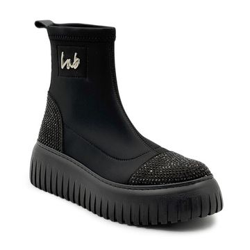 Ботинки Lab Milano черные текстильные демисезонные - фото 2, P22624625 LAB