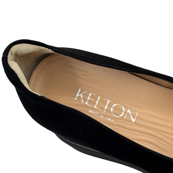 Туфли женские KELTON черные замшевые - фото 7, AL4102 KEL