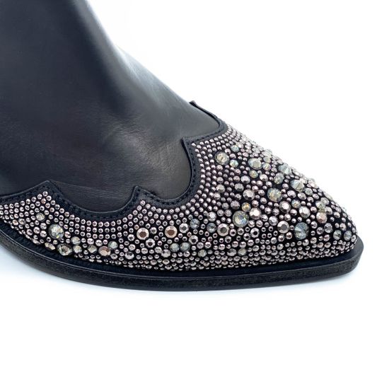 Ботинки Fru.it черные кожаные демисезонные - фото 6, 