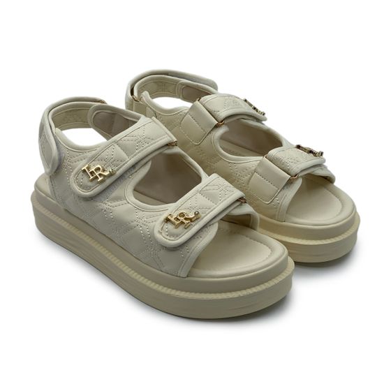 Босоножки Ilasio Renzoni бежевые текстильные - фото 7, M205 IR BEIGE