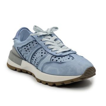 Кроссовки FRUIT голубые кожаные - фото 2, 9085 FR