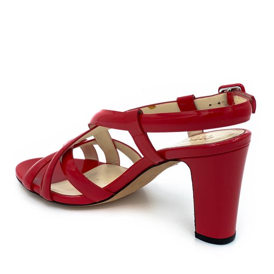 Босоножки Baldinini красные наплак - фото 3, 398102 BAL