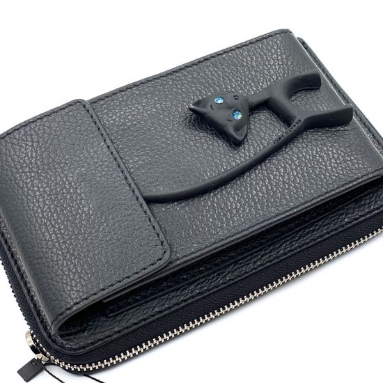 Клатч Renato Angi черный кожаный - фото 5, 