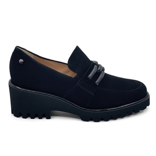 Лоферы KELTON замшевые черные - фото 1, 