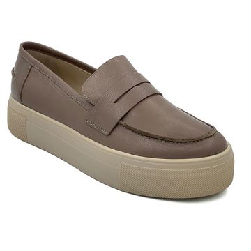 Лоферы CV Cover бежевые кожаные - фото 2, 1705805 COV TAUPE 23