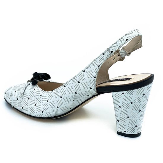 Босоножки Giada Gabrielli белые кожаные - фото 3, 