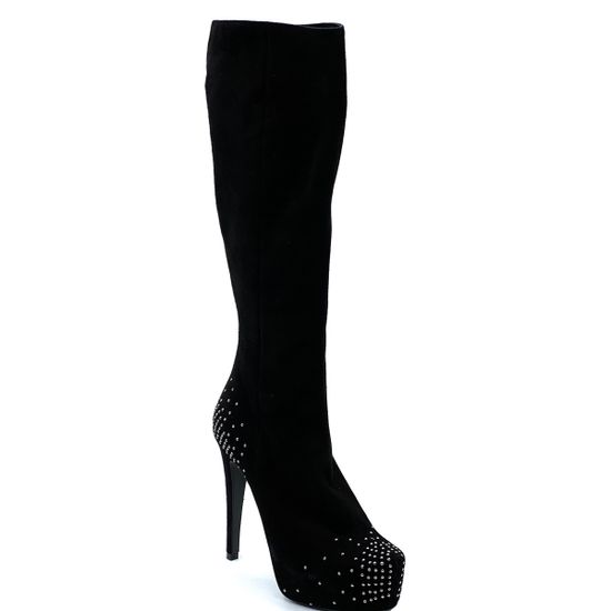 Сапоги Renzi черные замшевые демисезонные - фото 2, 414020 RZ