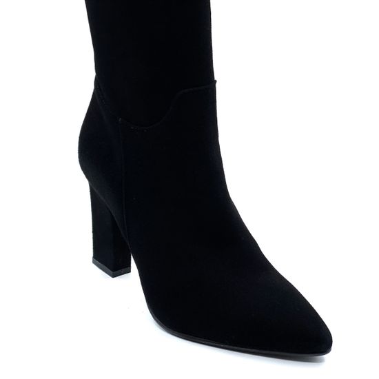 Сапоги Isabelle черные замшевые байка - фото 6, A327 ISAB