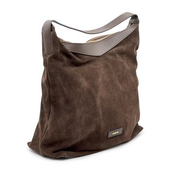 Сумка NILA&amp;NILA коричневая замша/кожа - фото 2, BNN7004 NIL MORO