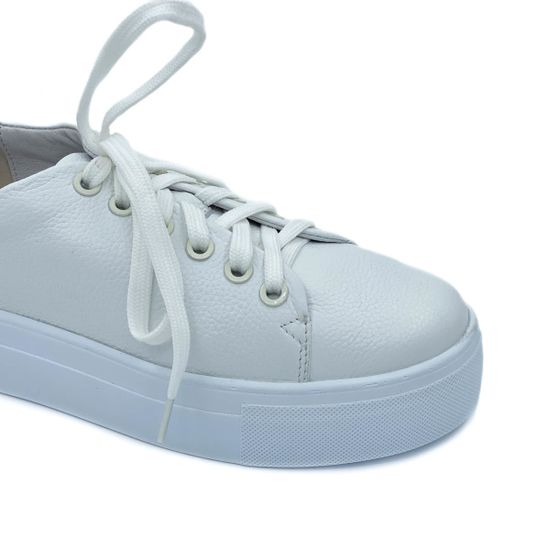 Кеды Cover белые кожаные - фото 6, 57052 COV