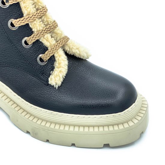 Ботинки Ilasio Renzoni черные кожаные Байка - фото 5, 3761 IR