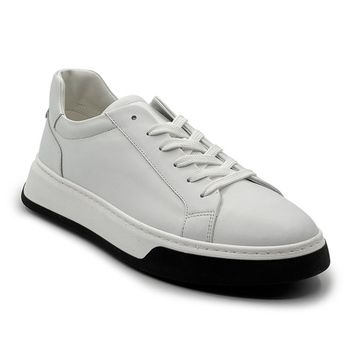 Кеды Barcly белые кожаные - фото 2, 67900 BAR BIANCO