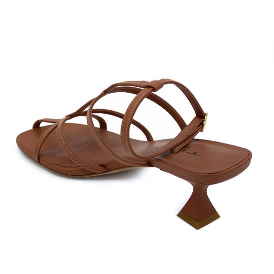 Босоножки Tiffi коричневые кожаные - фото 3, J720/50 TI SELLA