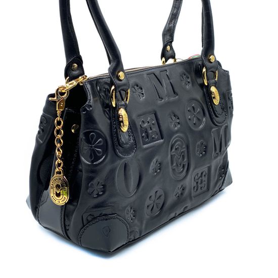 Сумка Marino Orlandi черная кожаная - фото 4, 