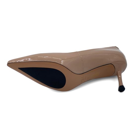 Туфли Tuffoni бежевые кожаные лакированные - фото 4, 1723013PL TUF BEIGE